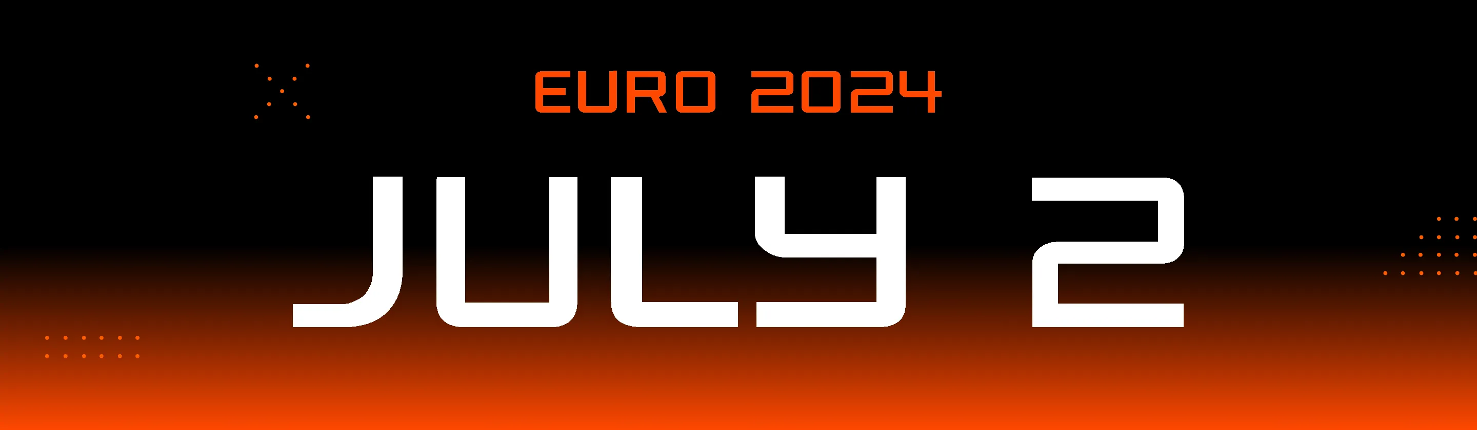 EURO 2024. Knockout Stage. July 2