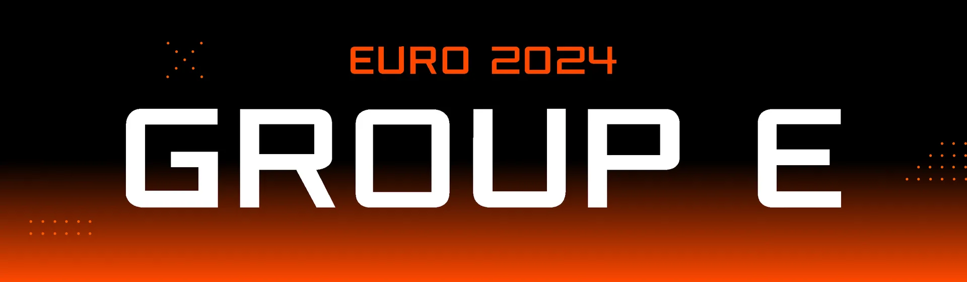 Euro 2024. Group E: Group Composition and Match Schedule